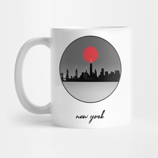 new york skyline Mug